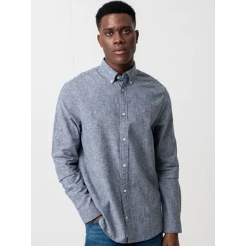 Pánská košile Tommy Jeans pánská šedá košile - XXL