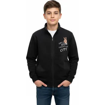 Chlapecká mikina Chlapecká riflová mikina Wolf M2843 Velikost: 134