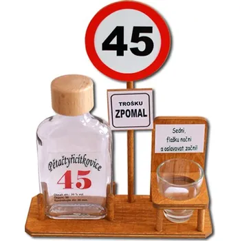 Žertovný předmět Dopravní značka 45 let
