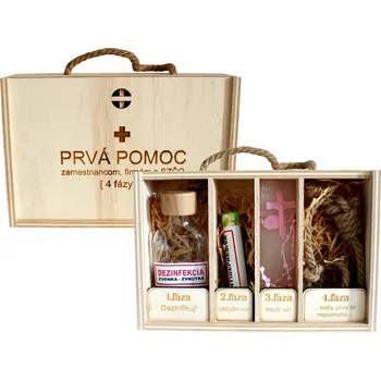 Rám na obraz Dřevěná krabička První pomoc SK verze - 4 fáze