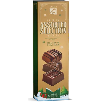 Čokoláda Emoti Chocolate Emoti Assorted Christmas Selection 65 g