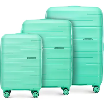 Polypropylenová sada zavazadel s vyraženými pruhy | WITTCHEN | 56-3T-14S-B-80