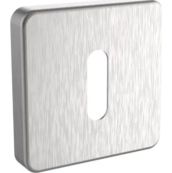 Dveřní kování Rostex Štíty čtvercové klíč nerez mat DESIGN - Nerez mat, Ostatní