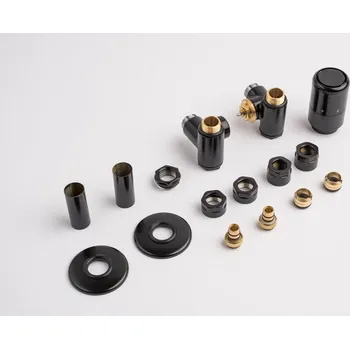 Radiátor P.m.h. Termostatický ventil pro ústřední vytápění Runa 6x7 cm černá RUN-R-B