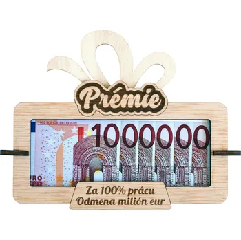 Tabulka na peníze Prémie za 100% práci SK