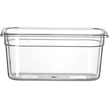 Dóza na potraviny Kontejner GN 1/3 polykarbonát, HENDI, Profi Line, GN 1/3, 5,7L, Průhledná, 325x176x(H)150mm