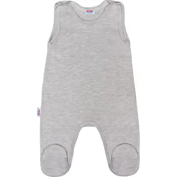 Dupačky Dojenecké dupačky New Baby Classic II, šedé, vel. 62 (3–6 měsíců)