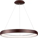 LED závěsné svítidlo Albi Nova Luce Varianta: Ø 810 x 60 x 1140 mm, 80 W, 3000 K, hnědé