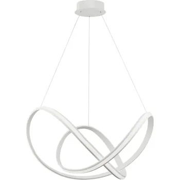 LED lustr Apus Nova Luce Varianta: 45 W, 3000 K, 1720 lm, Ø 550 x 350 mm, bílá