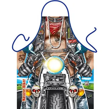 Kuchyňská zástěra Zástěra Starý motorkář