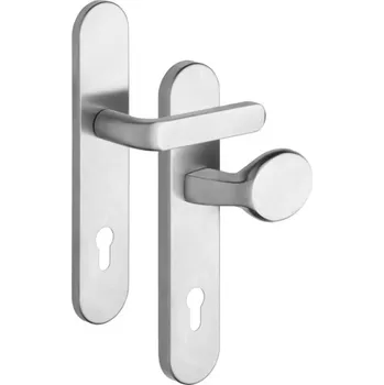 Dveřní kování Bezpečnostní kování - RX802-50 SOLID - Nerez mat, 40-50