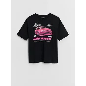 Oblečení a móda Tričko s&nbsp;potiskem - XS - House - černá - 629GV-99X