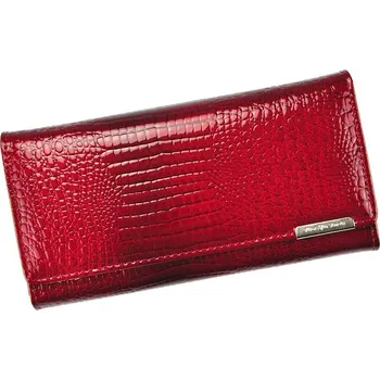 Peněženka Kožená lesklá peněženka Jennifer Jones 5289-2 červená