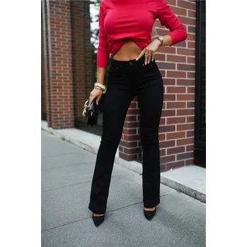 Pánské džíny Jeans černé zvon Jeans: M/38