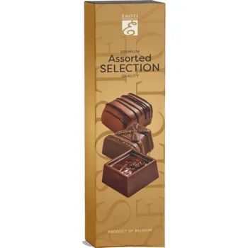 Čokoláda Emoti Chocolate Emoti Assorted Selection gold 65g