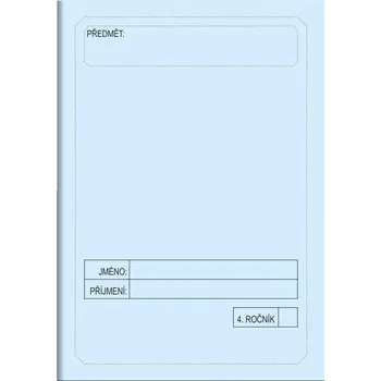 Školní sešit 4. ročník (modrý)