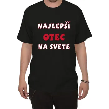 Pánské tričko Tričko Nejlepší otec na světě II SK - velikost XL