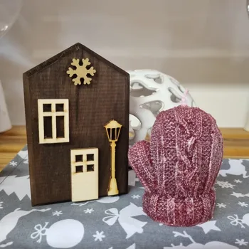 Svíčka Svíčka - rukavice Barva: Tmavě červená