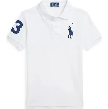 Pánské tričko Polo tričko Polo Ralph Lauren 322703635099 bílá 00X, vel. 109-116