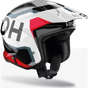 Helma na motorku Přilba trr 2 jupiter, airoh (červená lesklá, vel. s) 2025