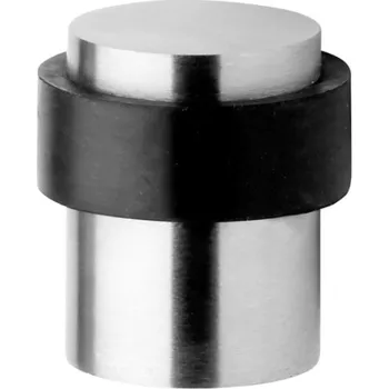 Dveřní kování Zarážka dveřní K1 - Nerez mat Stříbrná