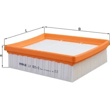 Filtr do auta Vzduchový filtr MAHLE LX 925/2