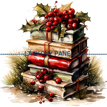 Látkový panel - Vánoční - VA-16 Velikost: 30x30cm, Materiál: Teplákovina nepočesaná