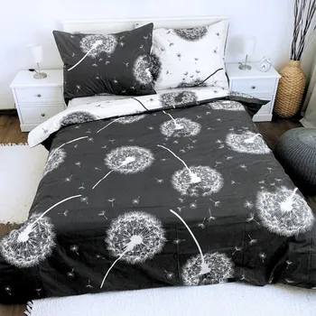 Povlečení Bavlněné povlečení Pampelišky oboustranné Zapínání: knoflík, Velikost polštáře: 70x90, Velikost přikrývky: 140x200