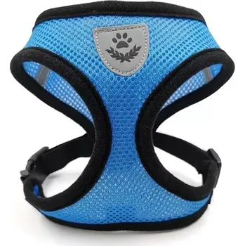 Obleček pro psa TopTechnology Hrudní popruh pro malé a střední psy a kočky, prodyšný, velikost M (modrý)