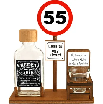 Žertovný předmět Dopravní značka 55 let HU