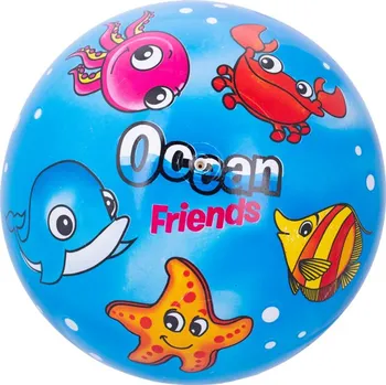 Dětský míč MikroTrading Míč 23cm mořská zvířátka 10m+ v síťce