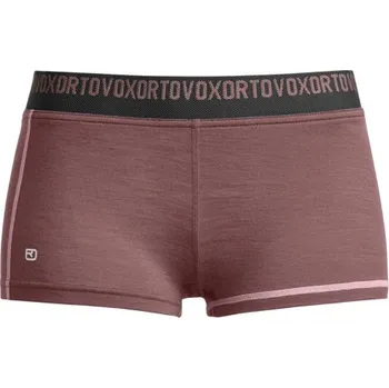 Dámské termo spodní prádlo Dámské funkční boxerky Ortovox 185 ROCK'N'WOOL HOT PANTS - vínová XS