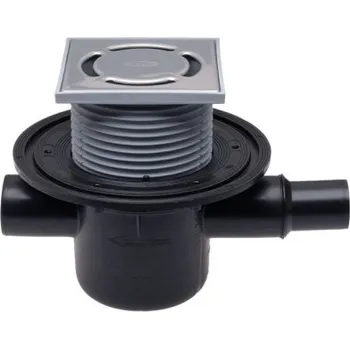 Hl podlahová vpust DN50, boční odtok, nerez