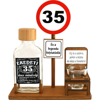 Žertovný předmět Dopravní značka 35 let HU