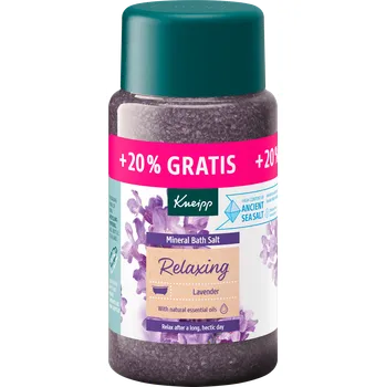 Koupelová kosmetika Kneipp Relaxing sůl do koupele levandule 600 g