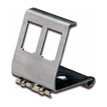 Elektrická zásuvka Digitus Adaptér na DIN lištu pro moduly Keystone 2x