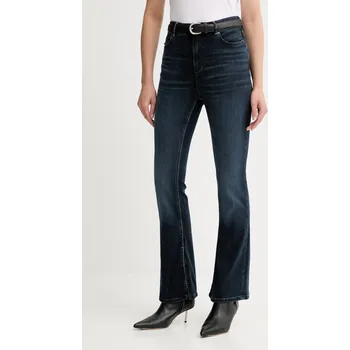 Džíny BOSS Orange C_ROSA BOOTCUT SLIT dámské, high waist, 50548432 námořnická modř 59J, vel. 28/32