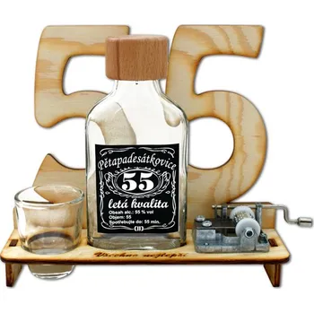 Značka na výročí 55 let s flašinetem