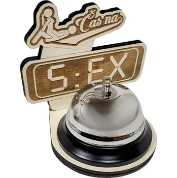 Stolní zvonek Čas na sex