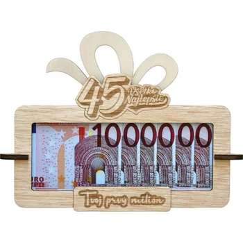 Tabulka na peníze Tvůj první milion k 45 SK