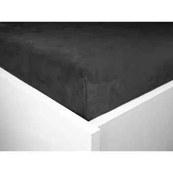Prostěradlo Aaryans Mikroplyšové prostěradlo 180 x 200 cm šedá