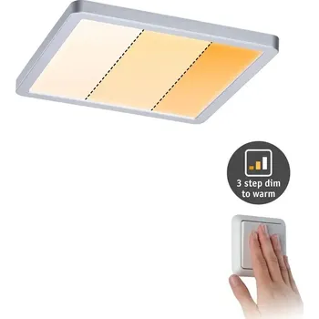 Bodové svítidlo Kulaté bodové svítidlo Paulmann stříbrné