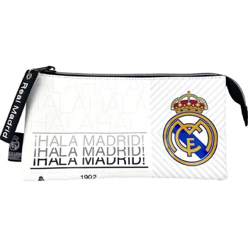 Penál Fan-shop Trojitý penál REAL MADRID Hala Madrid Sharp