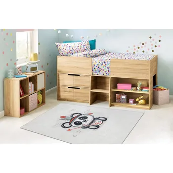 Koberec Dětský kusový koberec BAMBINO - panda - krémový Rozměr koberce: 80x150 cm