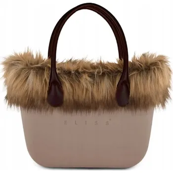 Kabelka ELISS kabelka vak z gumy béžová