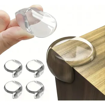 Dětská zábrana Ochrana rohů nábytku, chrániče hran, bezpečnostní rohy na nábytek 4 ks