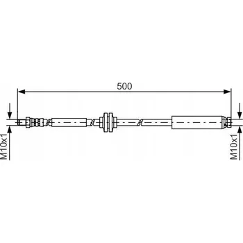 Brzdová hadice Bosch 1 987 481 452 Flexibilní brzdová hadice