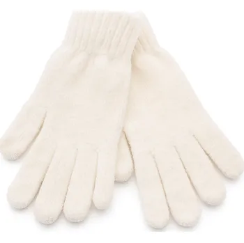 Čepice xcena Ženilkové rukavice bílé