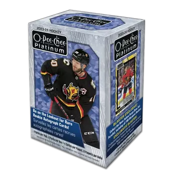 Sběratelská karetní hra Upper Deck 2023-24 O-Pee-Chee Platinum Hockey Blaster Box