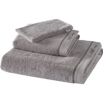 Ručník Soft Cotton Aura Sada ručník, osuška a mycí žínka, 3 ks, šedá